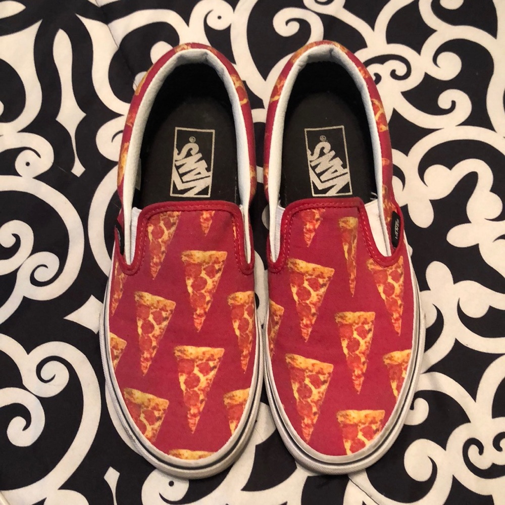 Vans Slip Ons - Pizza